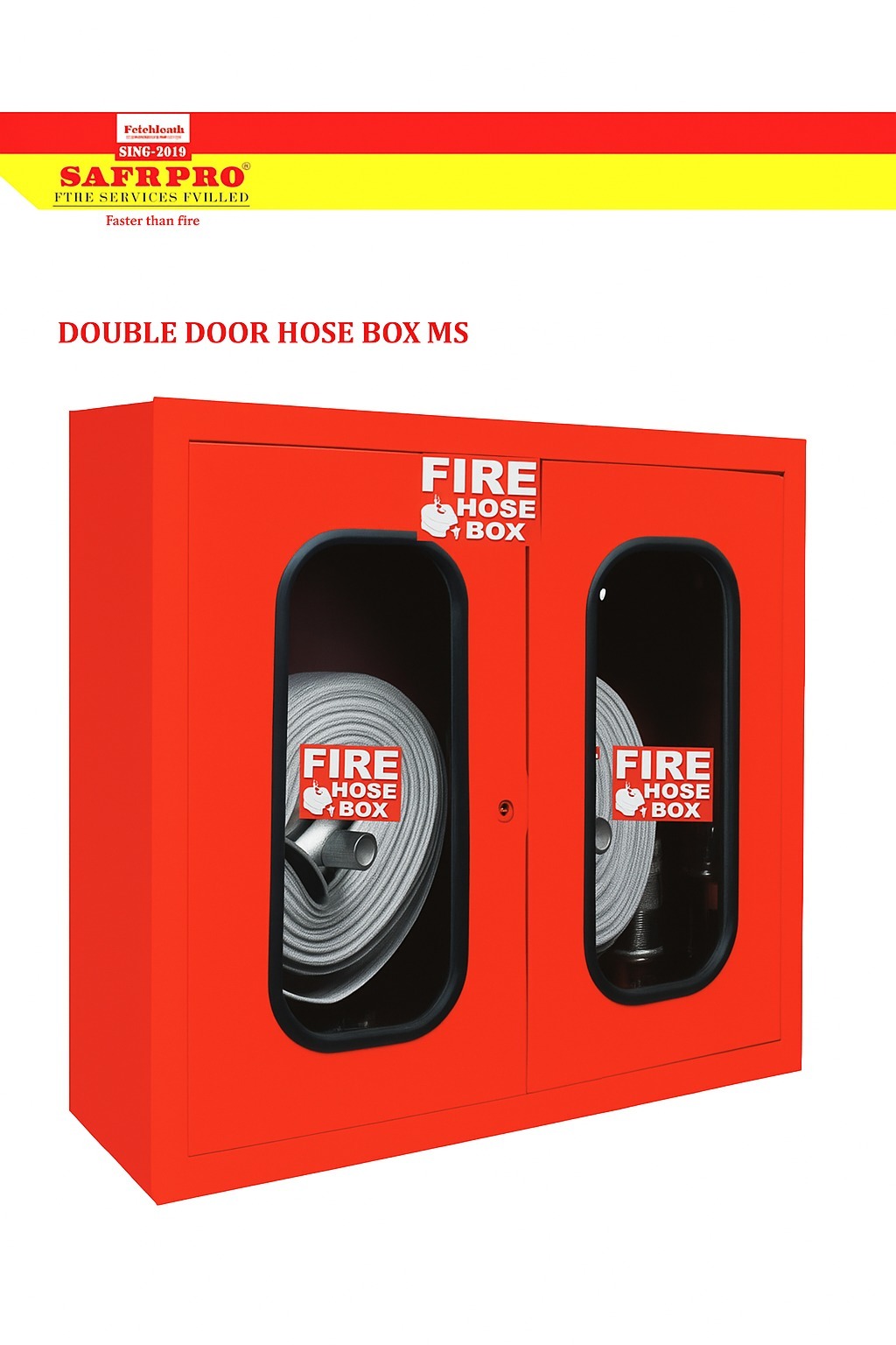 Double Door Hose Box MS