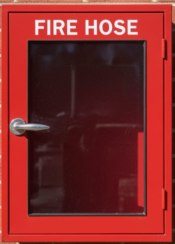 Single Door Hose Box